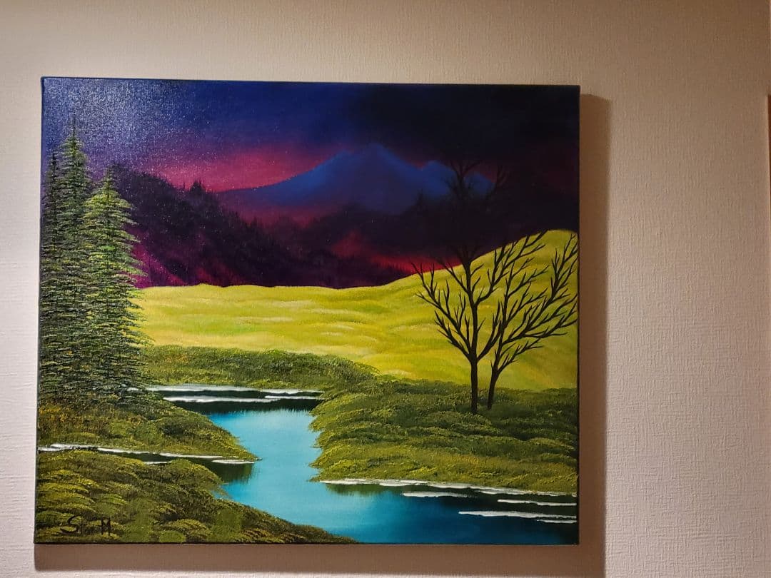 View from clear creeks 澄んだ小川の景色