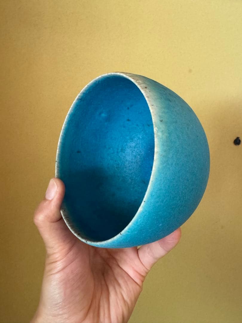 山田想　青茶碗　常滑　人気作家