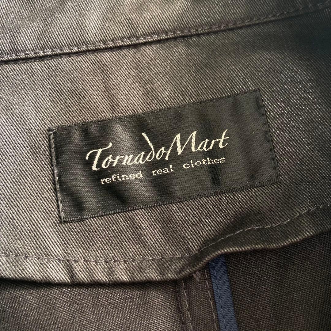 たいたい トルネードマート ライダースジャケット コーティング 黒 M