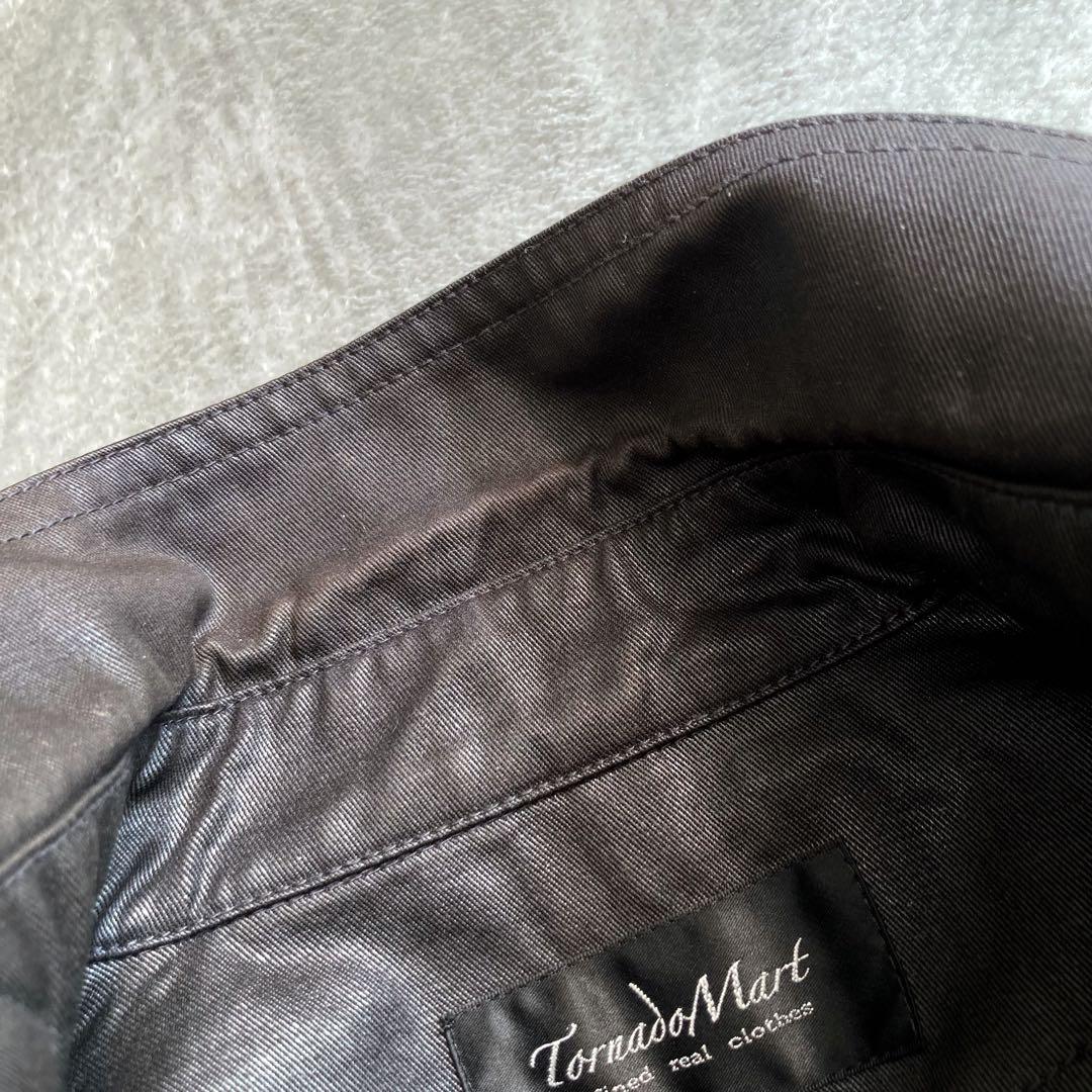 たいたい トルネードマート ライダースジャケット コーティング 黒 M