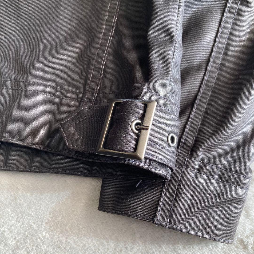 たいたい トルネードマート ライダースジャケット コーティング 黒 M