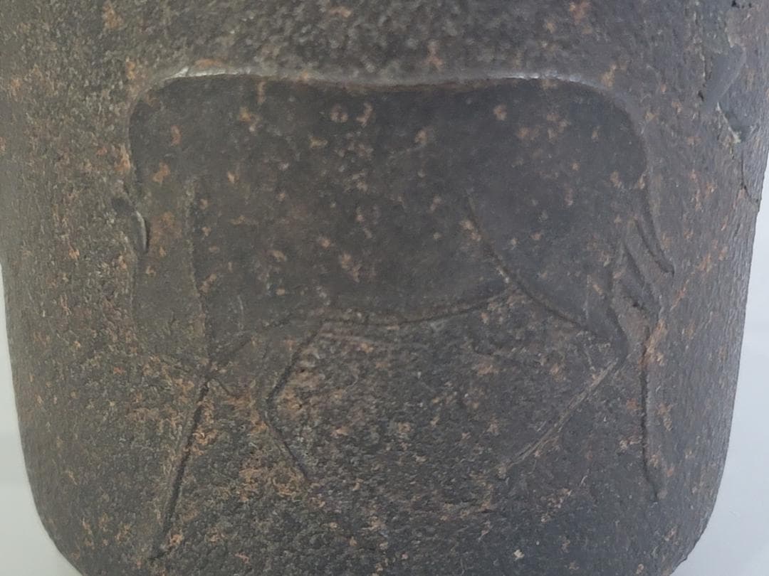 tsurushima専用 古鉄 鹿地紋 注瓶 古美術 DT318