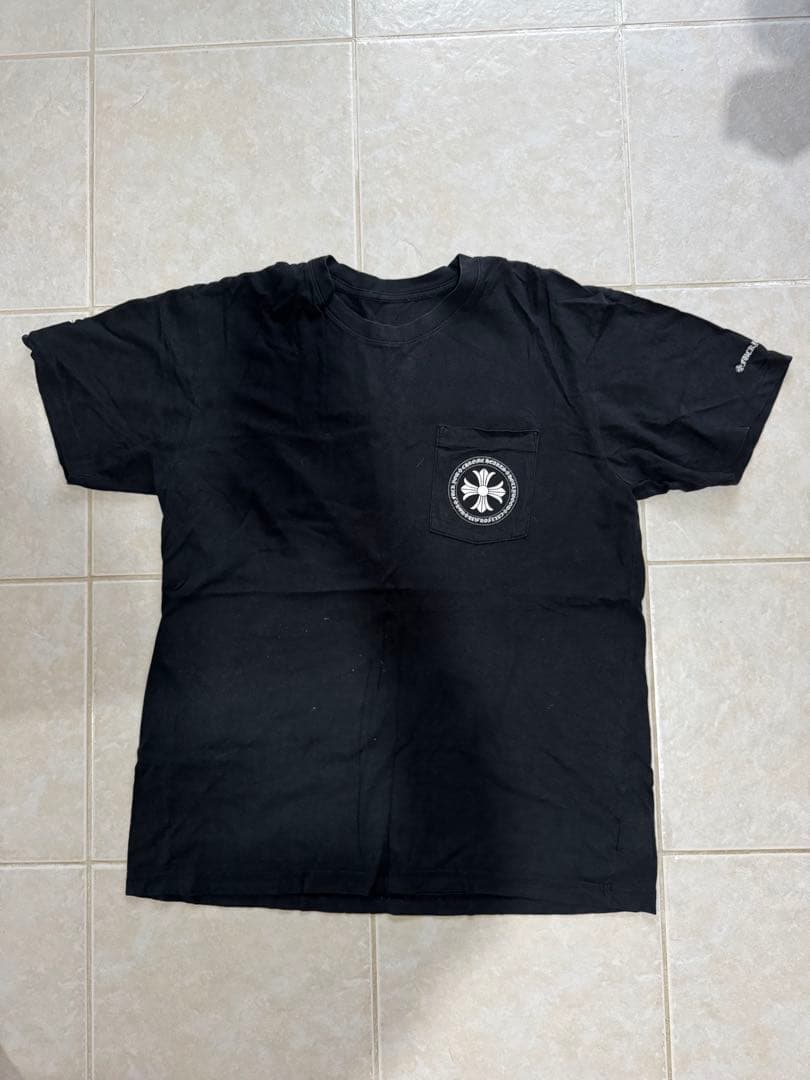 【正規品】CHROME HEARTS クロスデザイン Tシャツ 黒『最終値下げ』