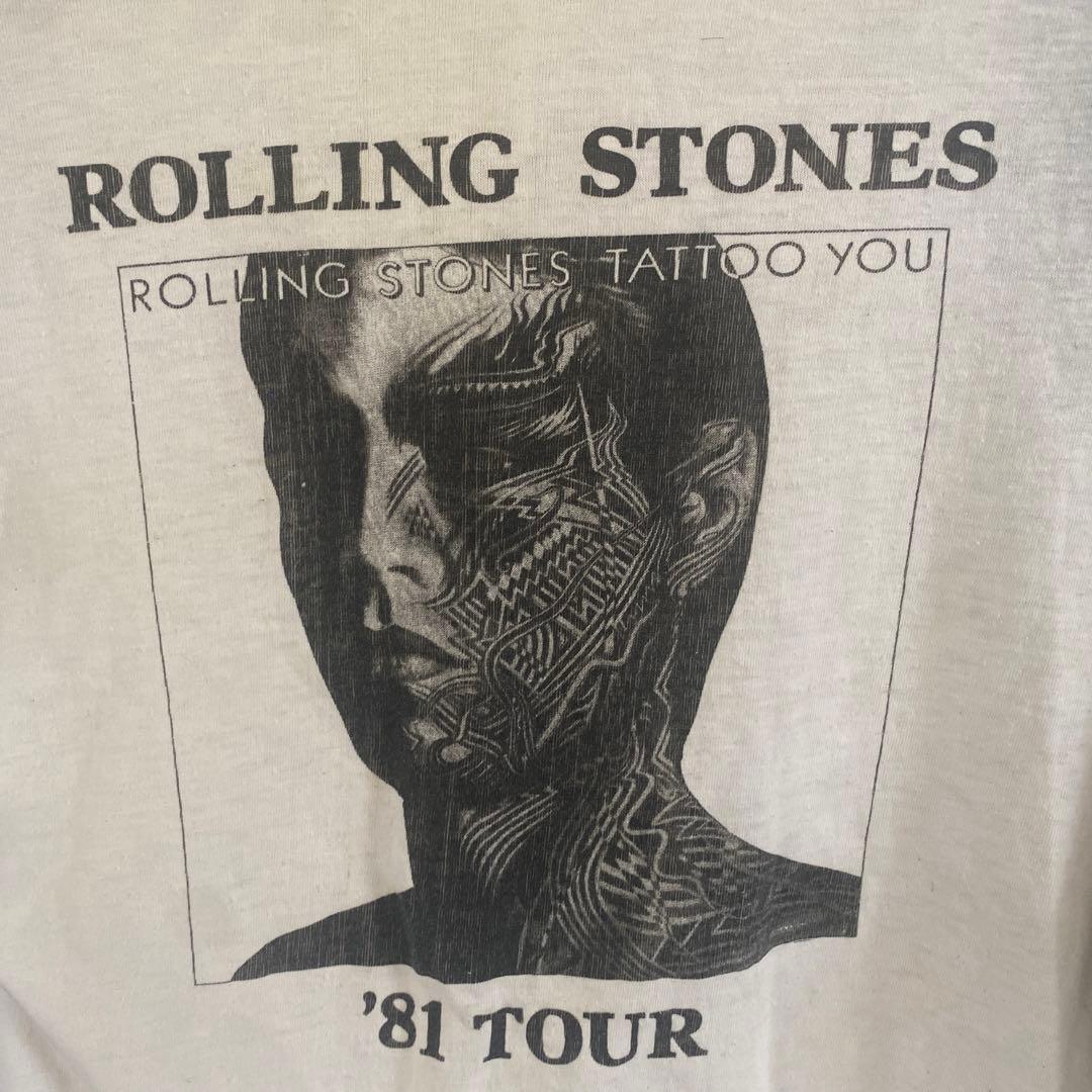 ビンテージ　ストーンズ　tattoo you '81 tour ベースボールT