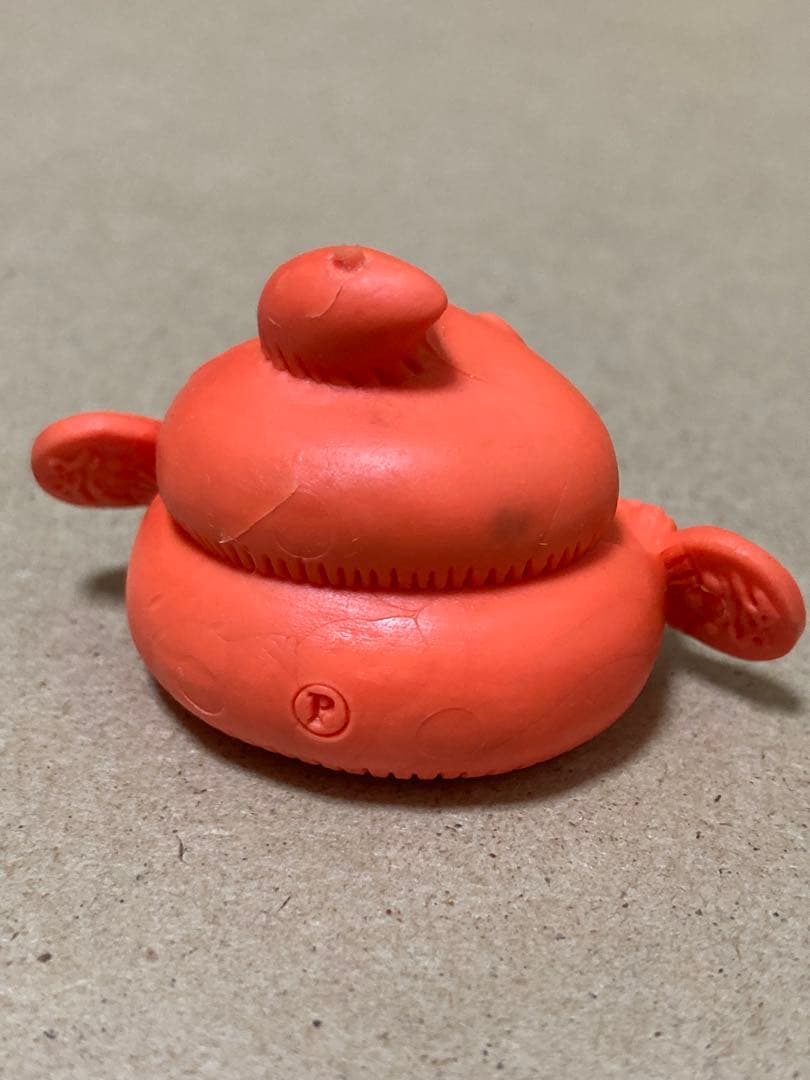 Dr.スランプアラレちゃん　うんち大　消しゴム　橙色