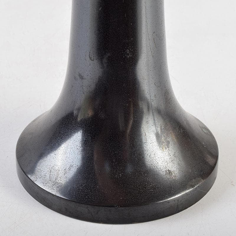 高岡銅器　勝峰作　鋳銅　桔梗口花瓶　共箱　M　R9521B