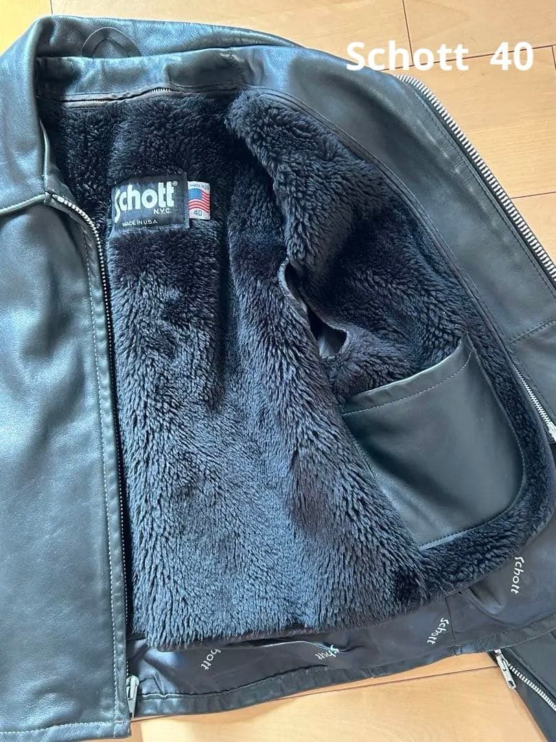 Schott シングル ライダース