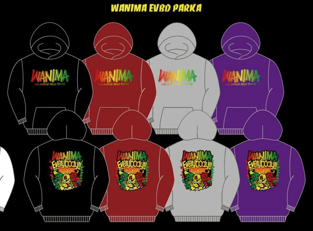 WANIMA パーカー ブラック Mサイズ