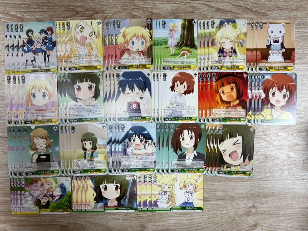 ヴァイスシュヴァルツ　きんいろモザイク TDノーマル4コン込B版RR以下4コン