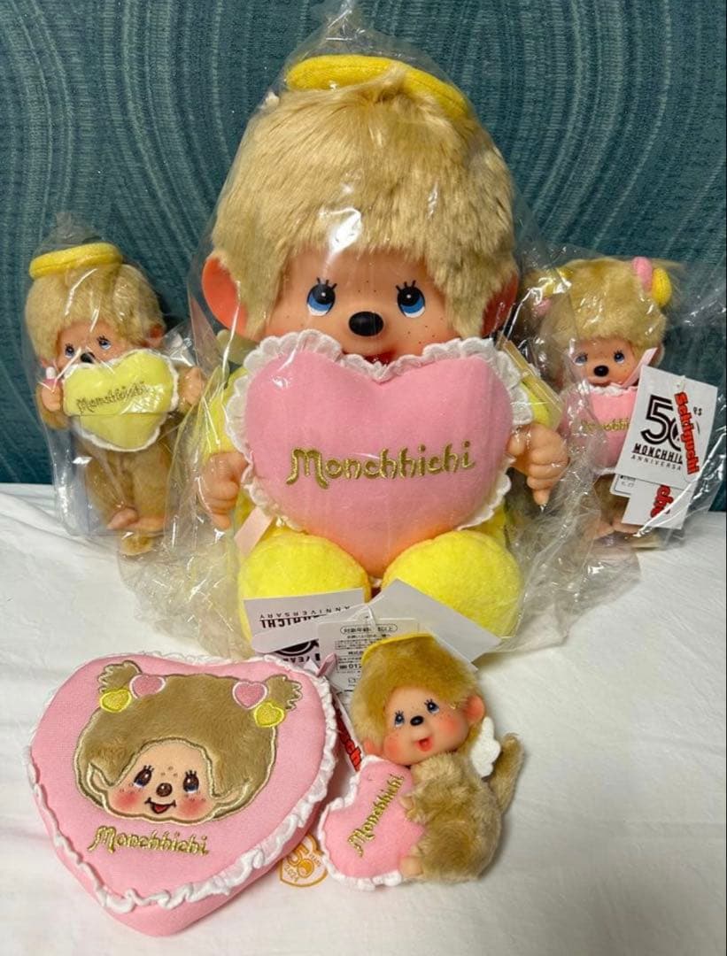 モンチッチ オフィシャルショップ限定 50th ラブハッピーエンジェル 5種