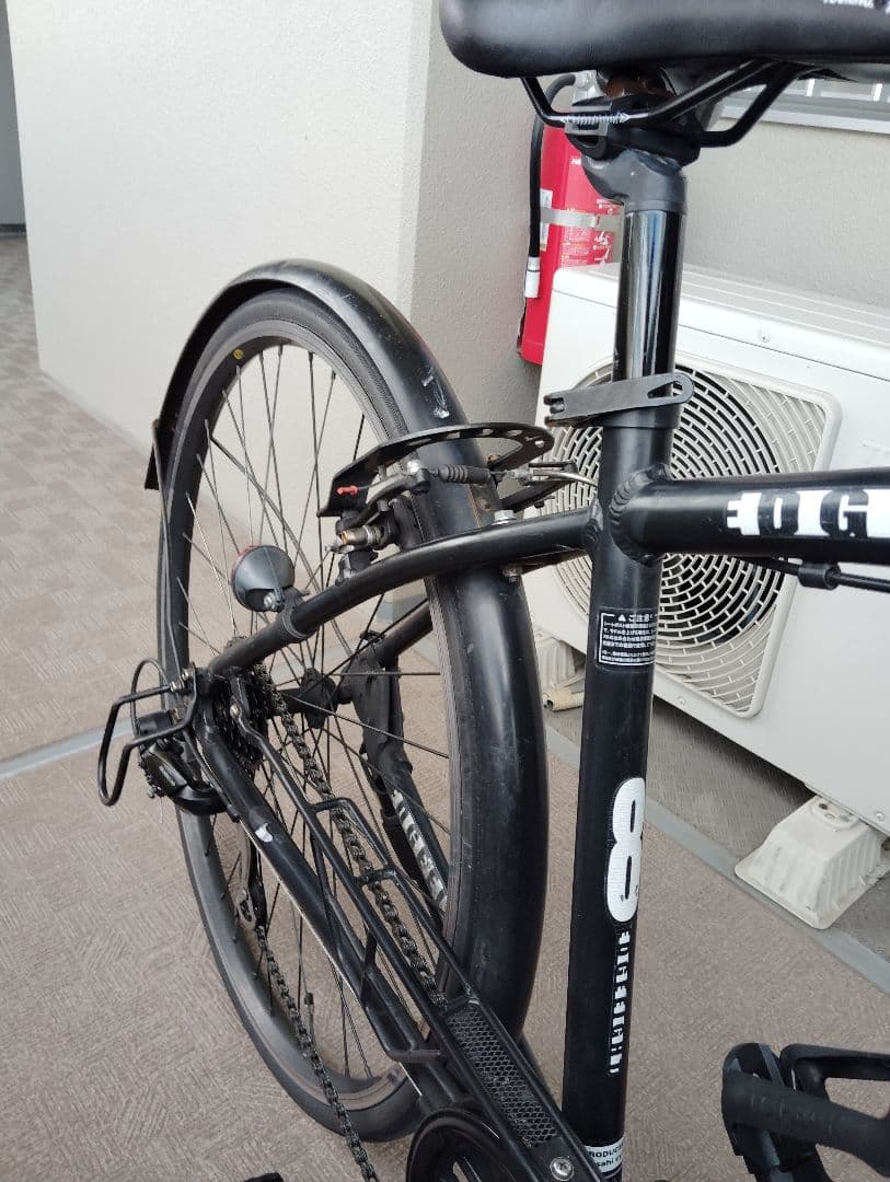 アサヒサイクル SX700A ツヤケシブラック メンテナンス良好