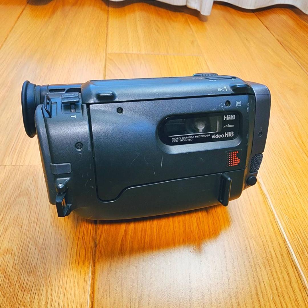 【動作確認済】高画質 Hi8 SONY ビデオカメラ CCD-TR3 セット