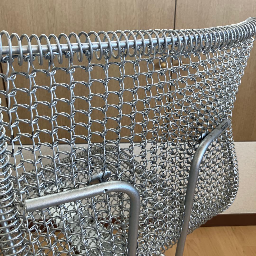 SPAIN インダストリアル ワイヤー メッシュ たチェア　昇降機能 椅子