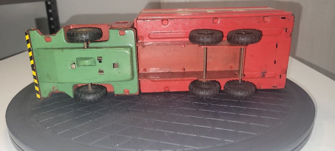 郵便配達車 レトロ ブリキ アンティーク ヴィンテージ、