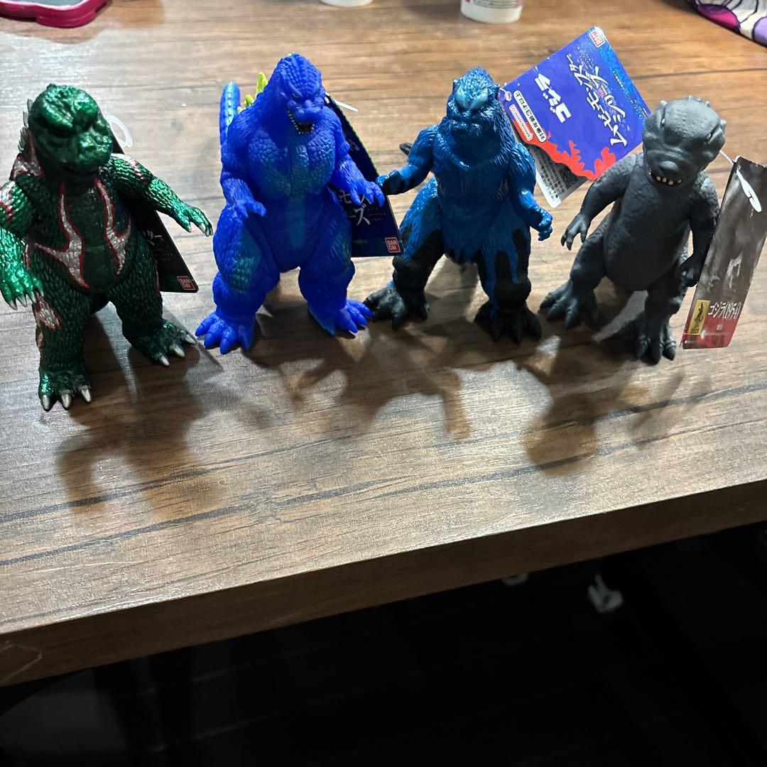 全種4体セット　ゴジラ　フィギュア　ムービーモンスター　ゴジラアート　展