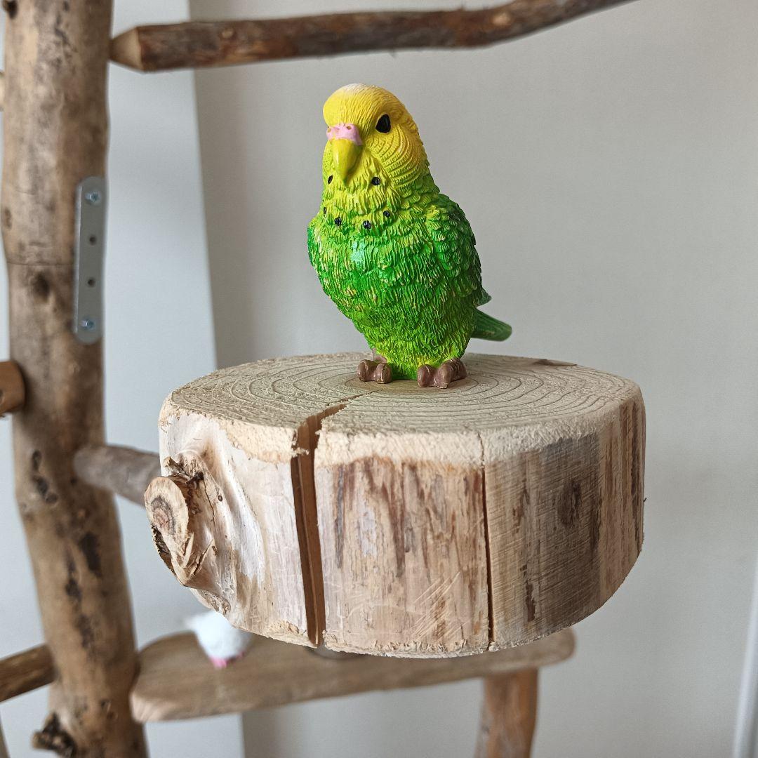 な バードアスレチックジム大型 天然木 自然木 流木 インコ おもちゃ