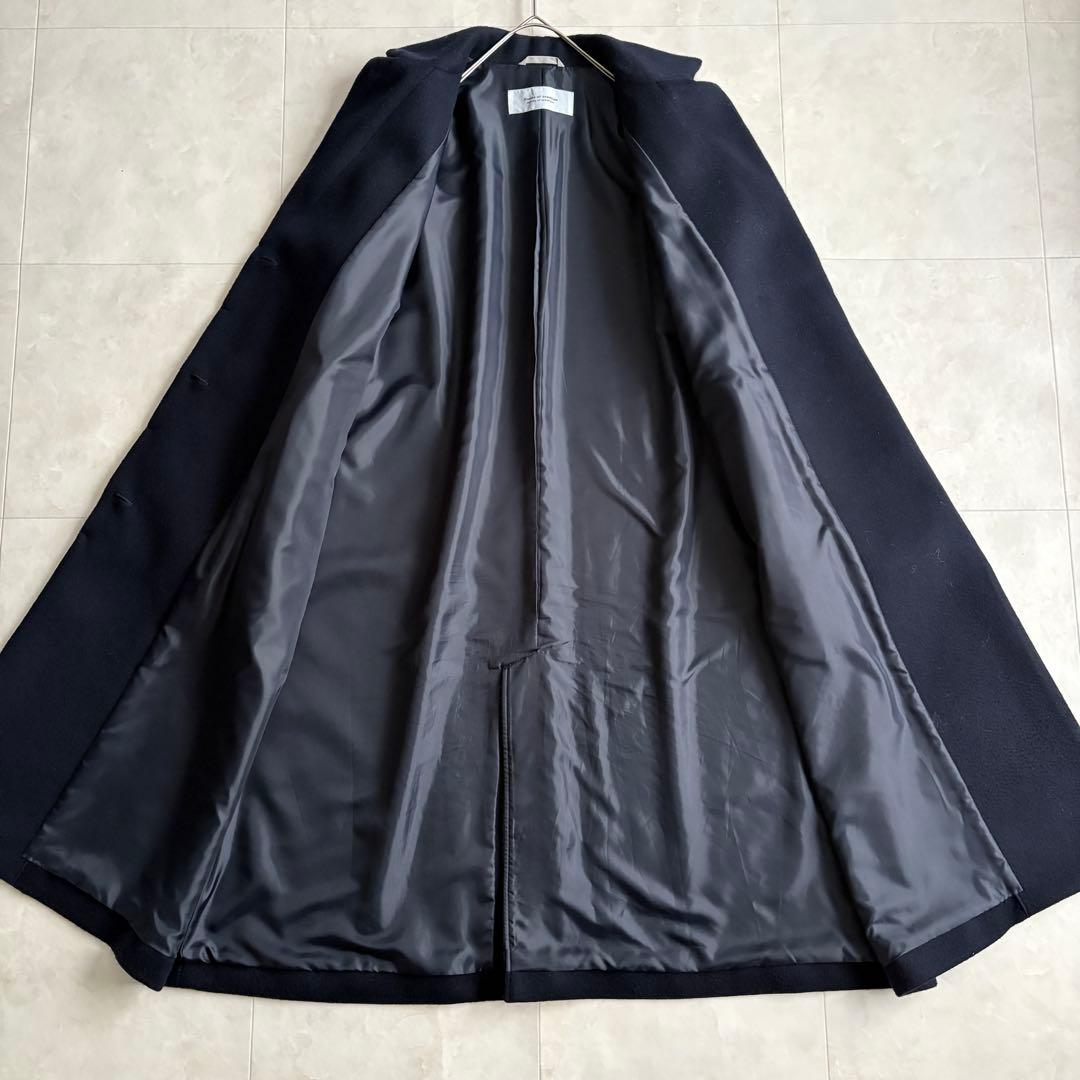 美品✨ ハンズオブクリエイション チェスターコート ネイビー F 日本製 ロング