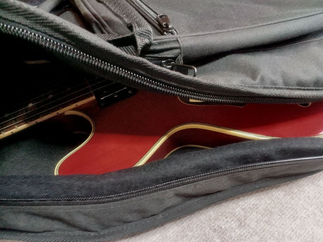 【実力派重視】BLITZ　セミアコ　ES-335タイプ　ギグバッグ付属