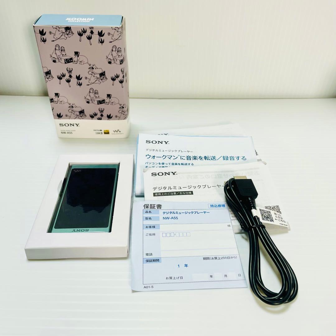希少な未使用品　SONY NW-A55 ムーミンコラボデザイン　ウォークマン