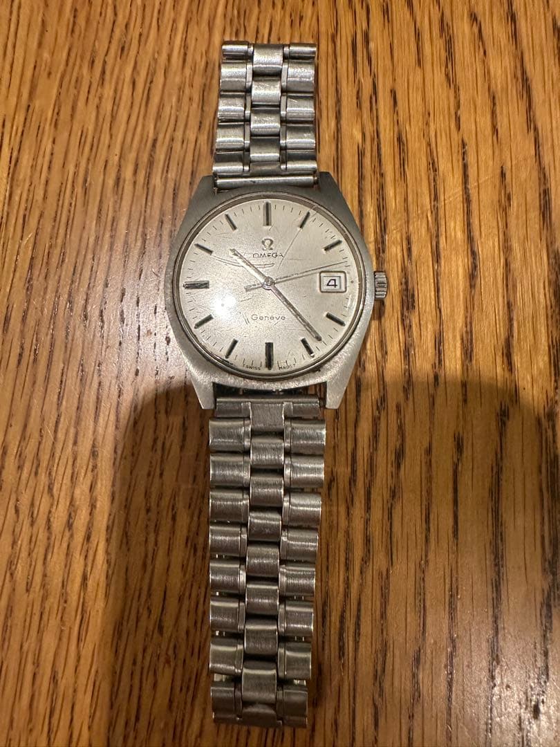 OMEGA Geneve オメガ　手巻き時計 ステンレス