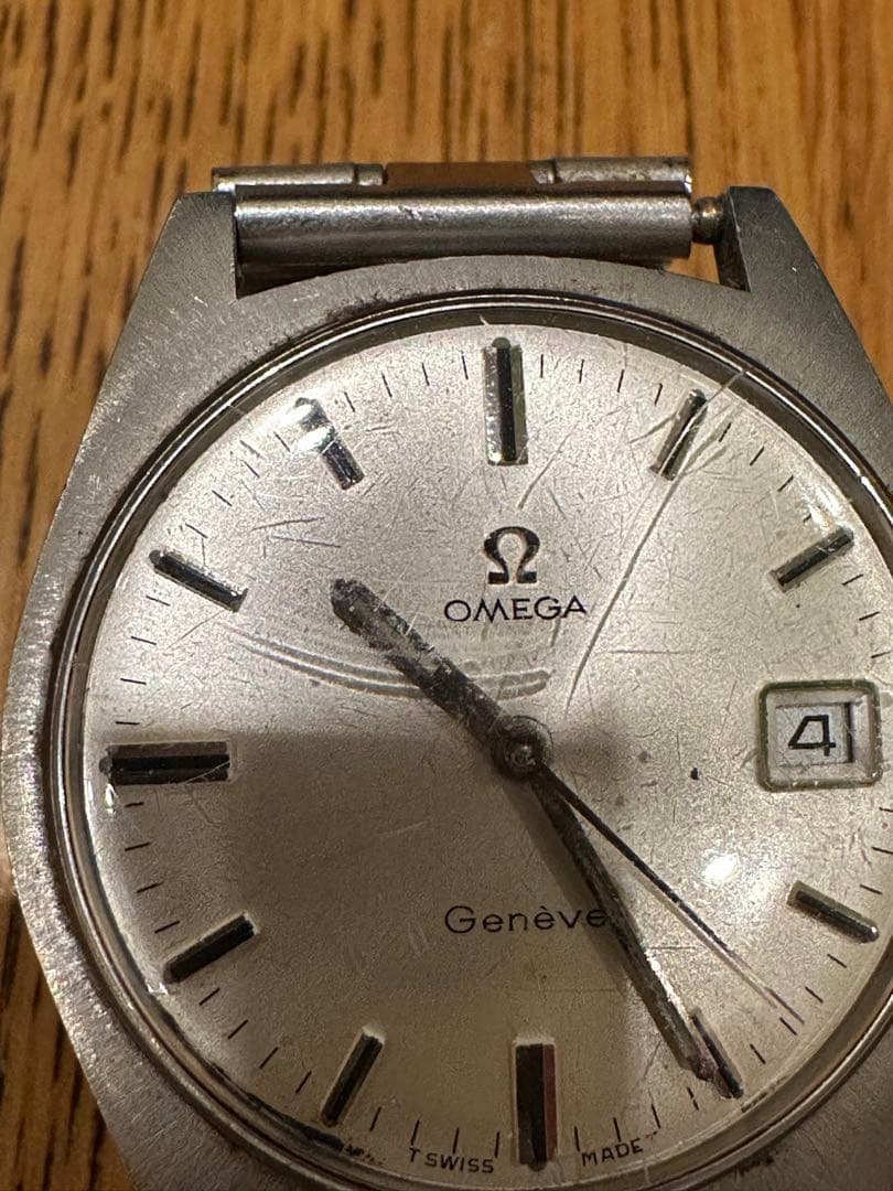 OMEGA Geneve オメガ　手巻き時計 ステンレス