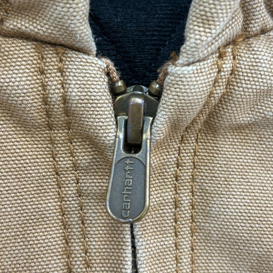 こ*し様 カーハート　雰囲気抜群　ダック　アクティブジャケット　古着　ライトブラ
