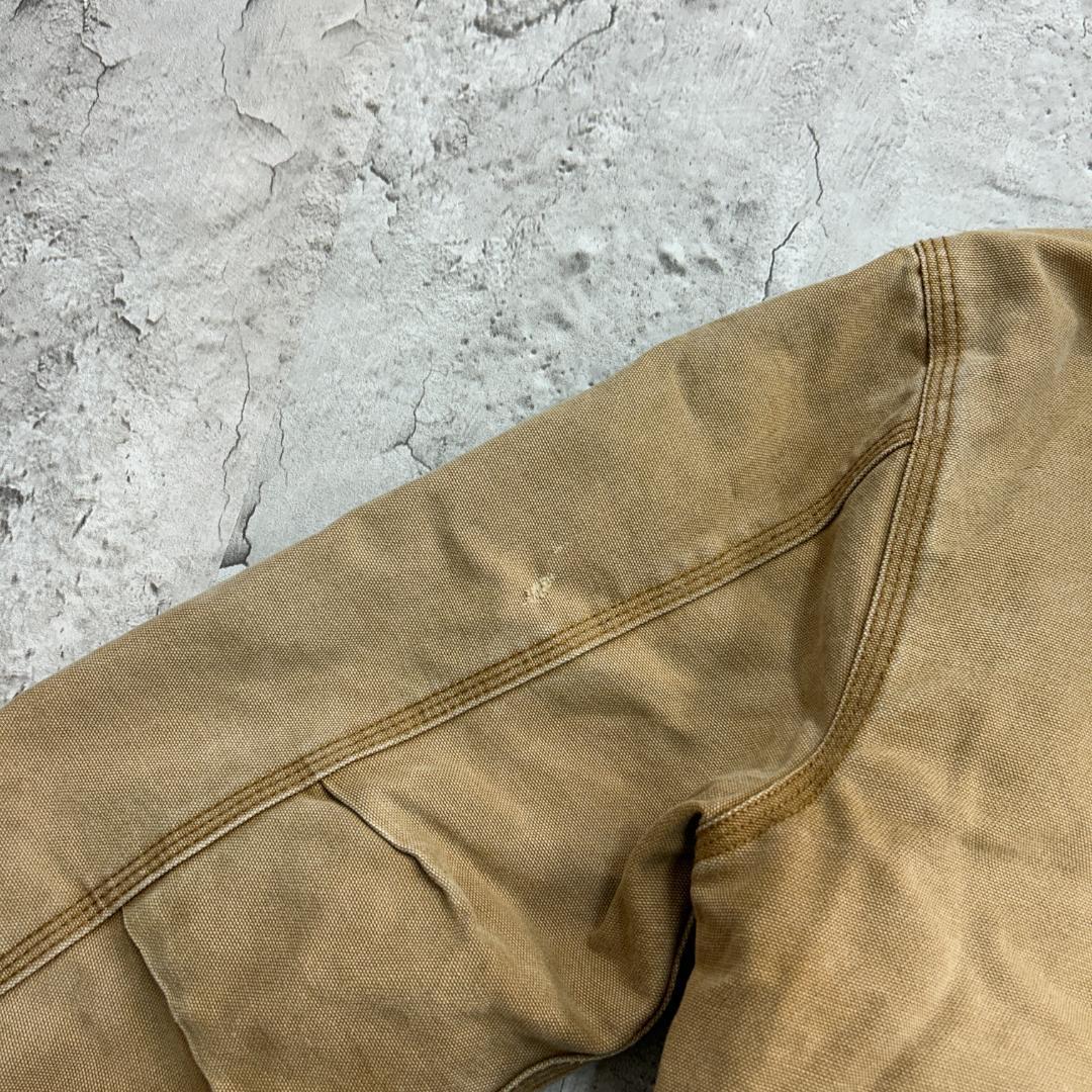 こ*し様 カーハート　雰囲気抜群　ダック　アクティブジャケット　古着　ライトブラ