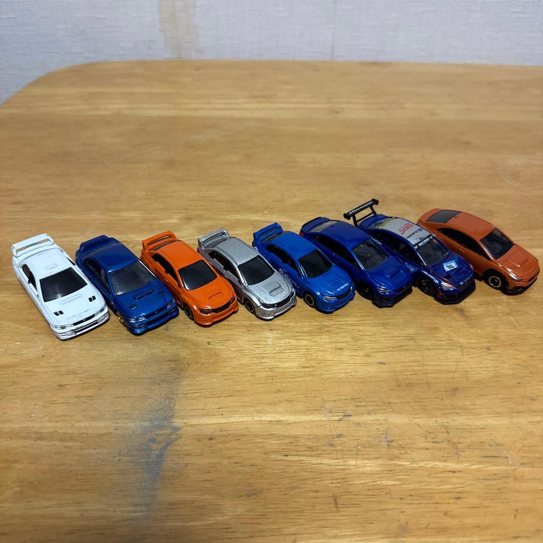 トミカ・トミカプレミアム 歴代スバルインプレッサ8台セット　廃盤商品あり