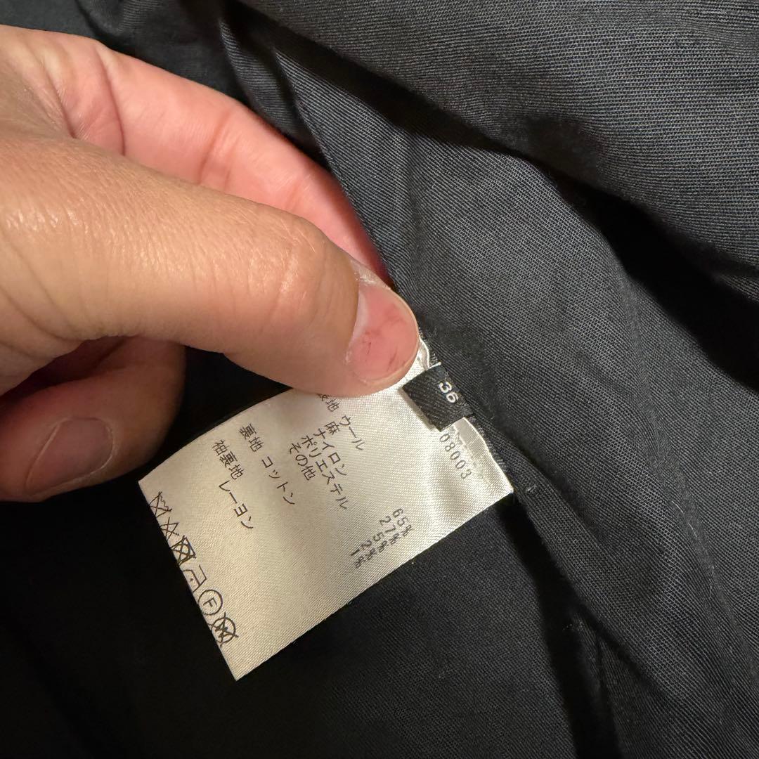 近年極美品　イザベルマラン　ツイードチェスターコート　くるみボタンオーバーサイズ