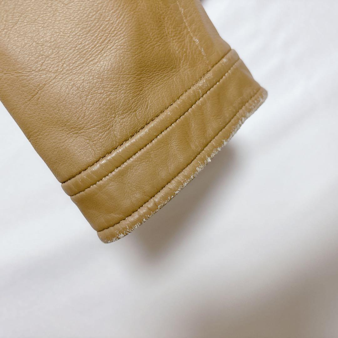 バーバリー　レザージャケット　羊革　三陽商会　羽織り　かっこいい　シンプル　大人