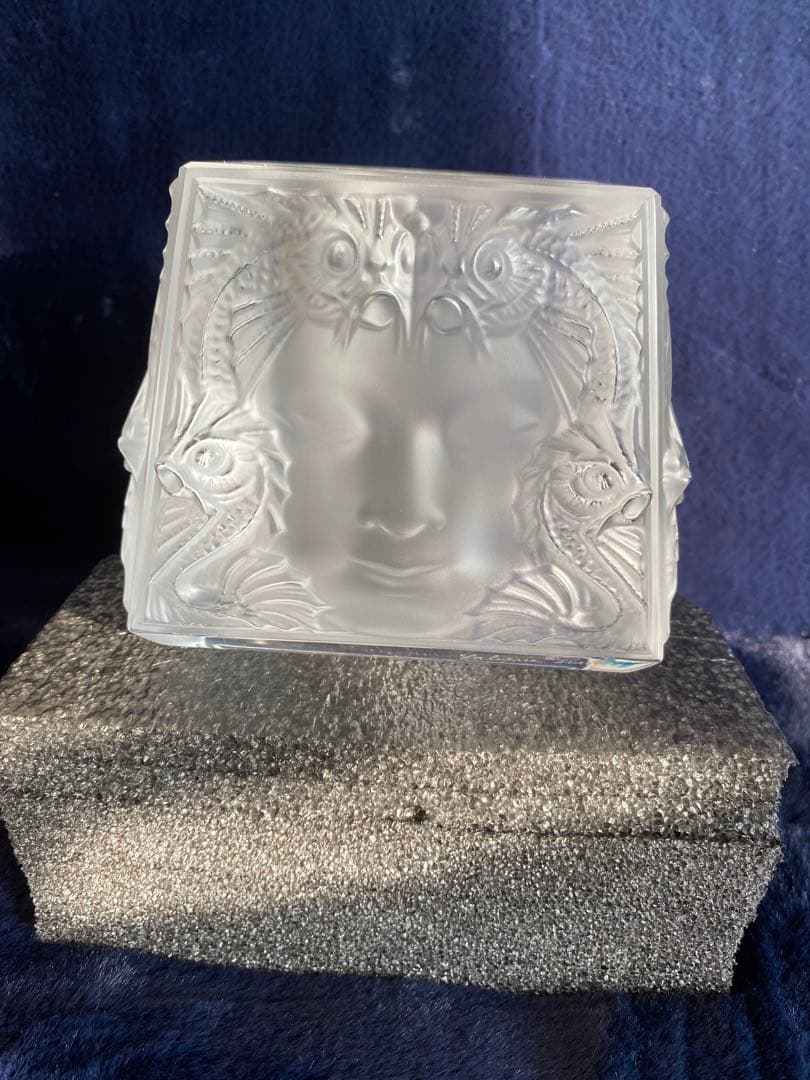 LALIQUE ラリック マスク ド ファム キャンドルホルダー 高島屋購入