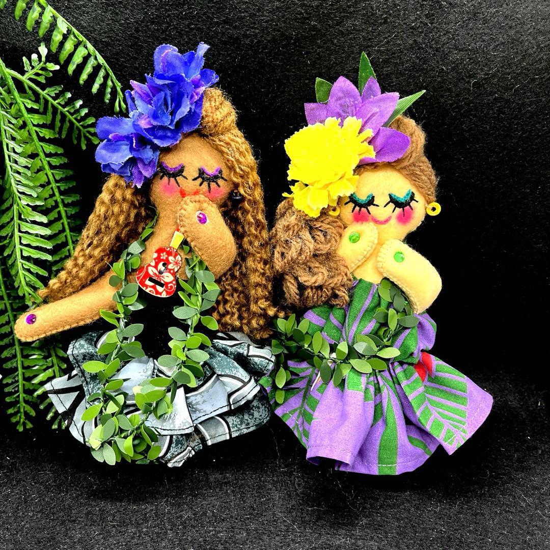 フラミンゴハイビスカス様　オーダー専用ページ　フラダンス　ドールチャーム