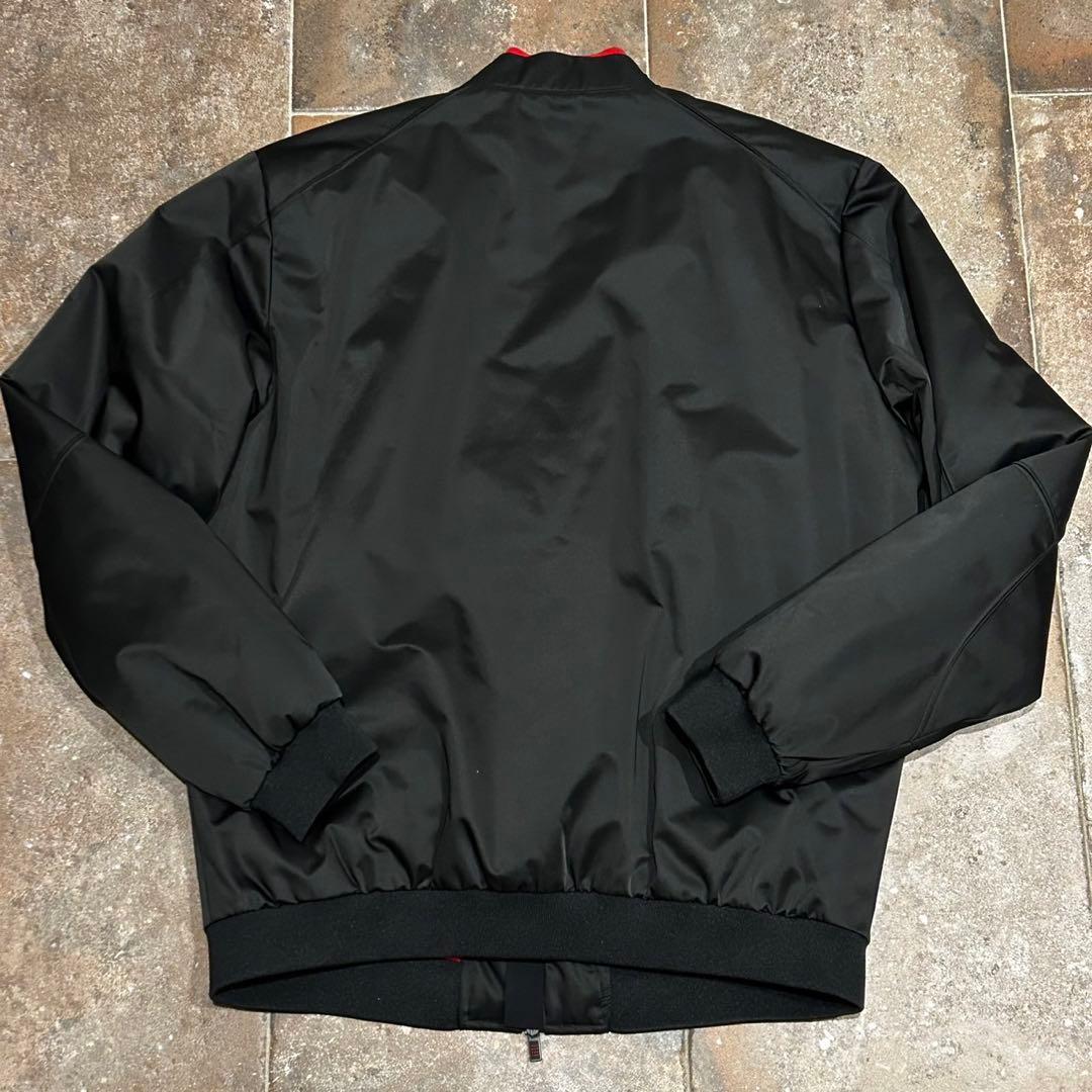 Ferrariフェラーリ フルジップ ボンバージャケットブラック 中綿 XL