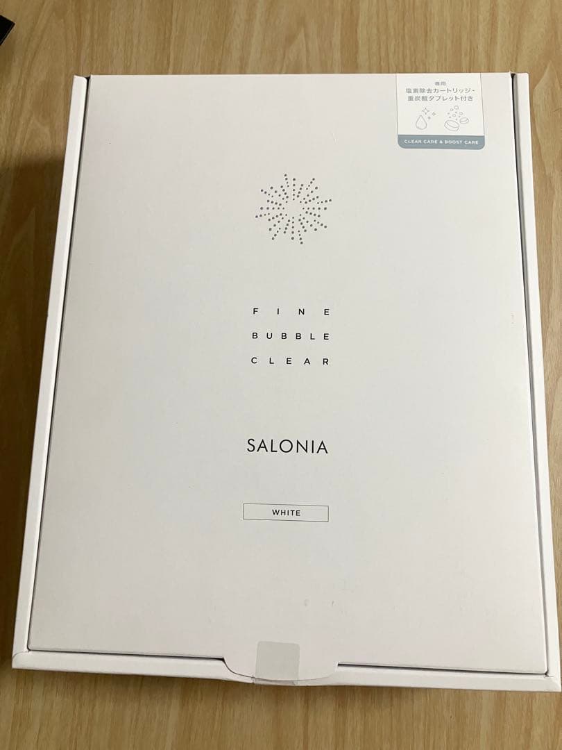 サロニア ファインバブル クリア ホワイト　タブレット　sal23303wh