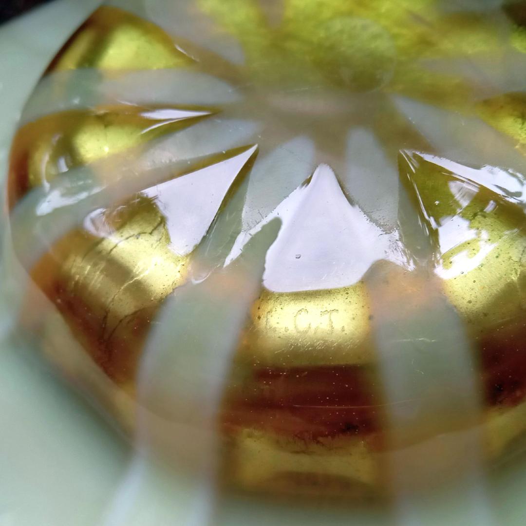 ルイスCティファニー ボウル＆プレート ファブリルガラス おうち美術館にq48