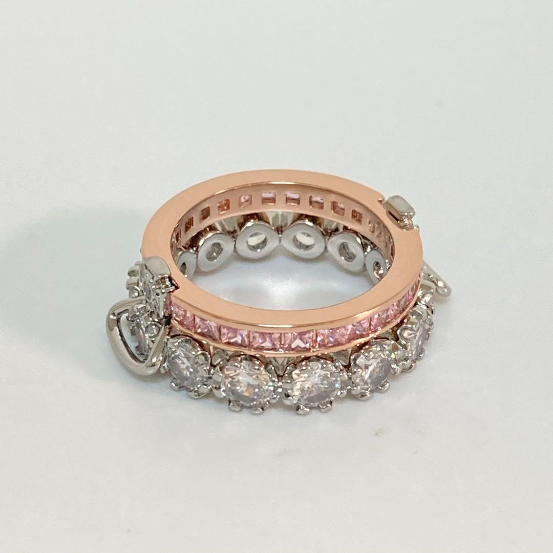 Vivienne Westwood｜コンビリング　シルバー×ピンクゴールド