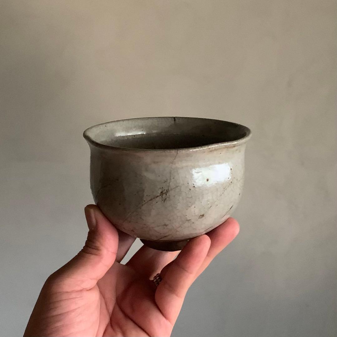 白象嵌 茶碗 茶道具 古美術 古道具 アンティーク 江戸後期〜明治初頭