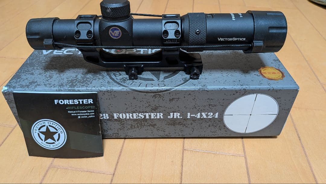 ベクターオプティクス　FORESTER 1-4x24 ショートスコープ　マウント