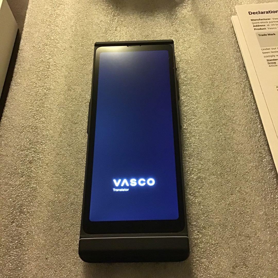 Vasco Translator V4| 音声翻訳機 翻訳機 保護ケース付き
