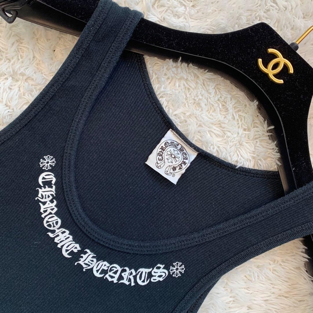 ［美品］クロムハーツ　バック　タガープリント　タンクトップ　アーチロゴ　Mサイズ