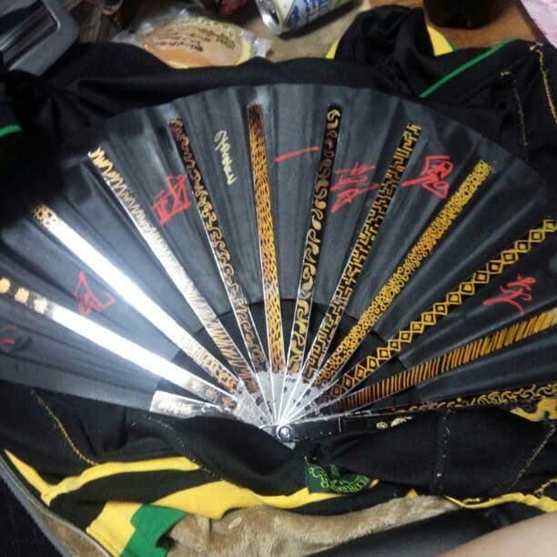 世界で一つオリジナル絵鉄扇子