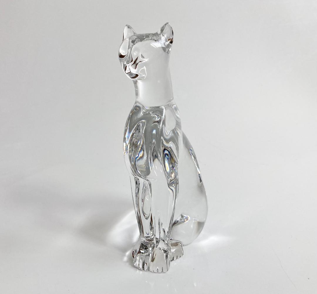 バカラ エジプシャンキャット クリスタル フィギュリン Baccarat 猫