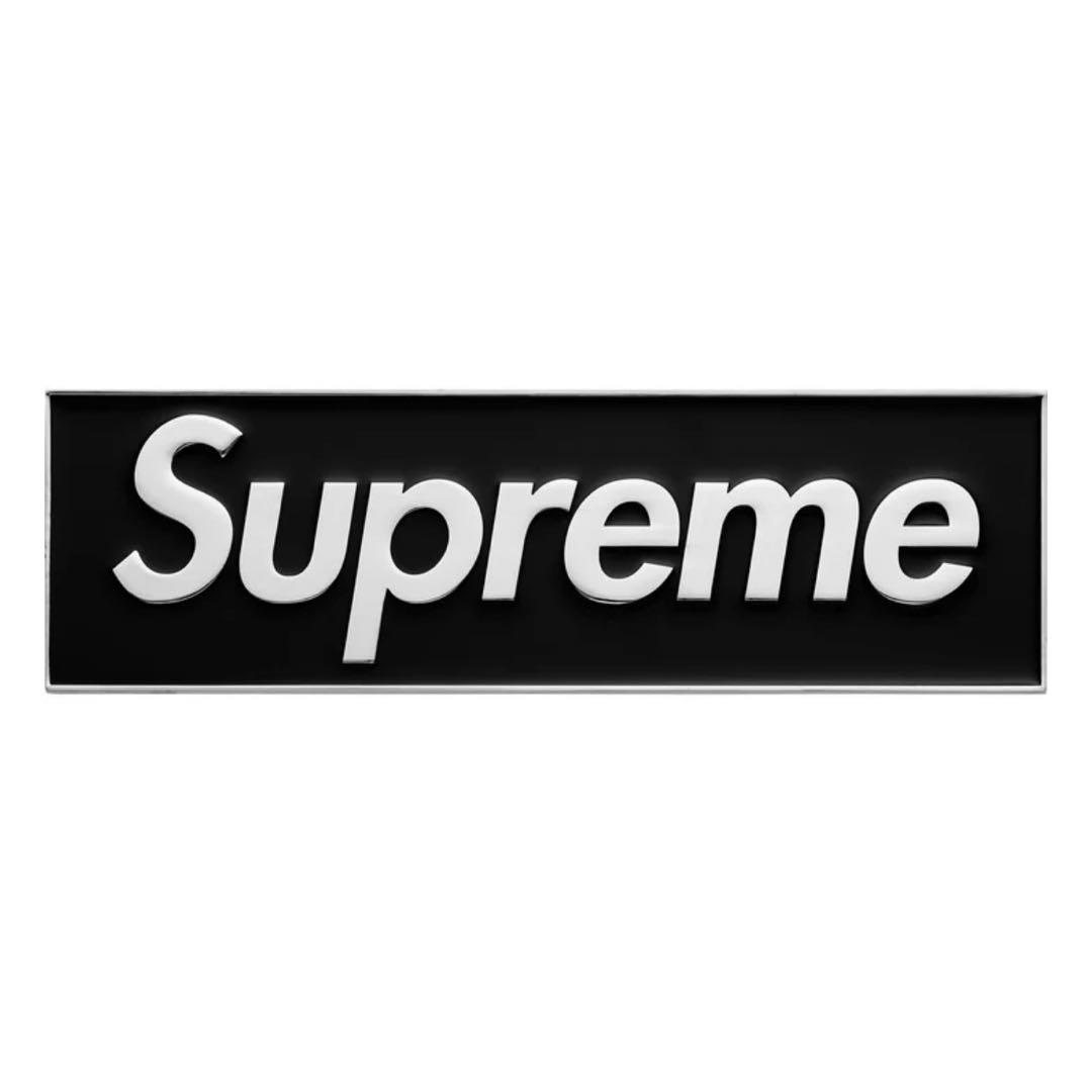 小物 Supreme Box Logo Car Emblem Black