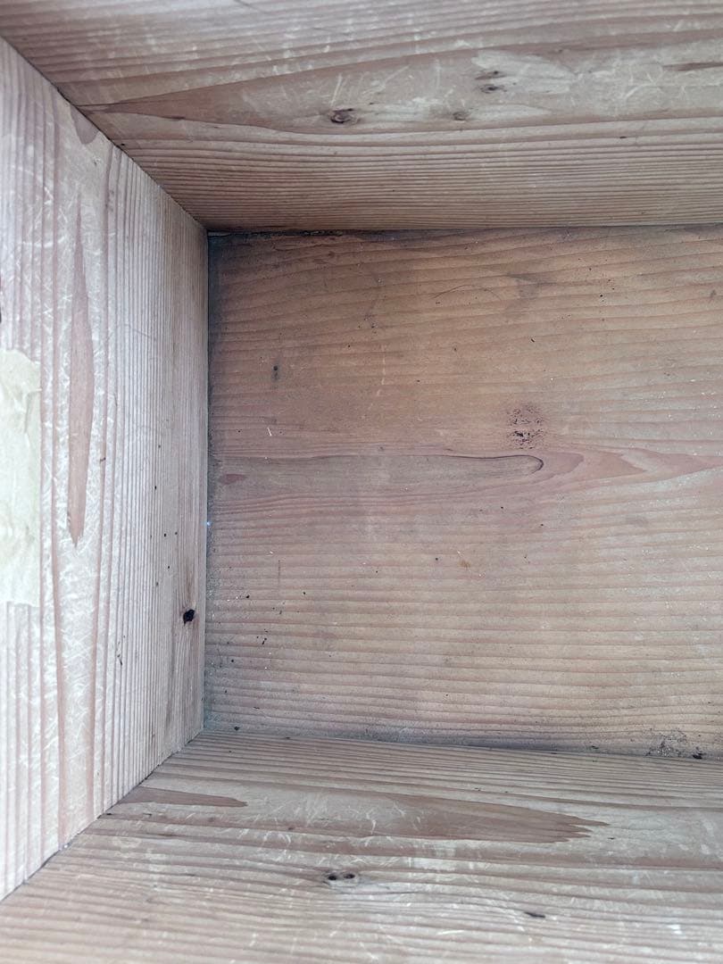 アンティーク　木製収納箱　古道具　古家具