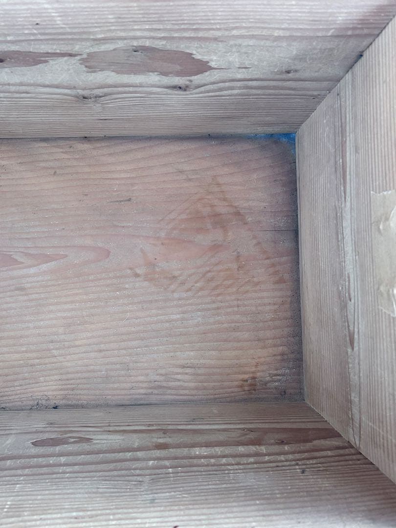 アンティーク　木製収納箱　古道具　古家具