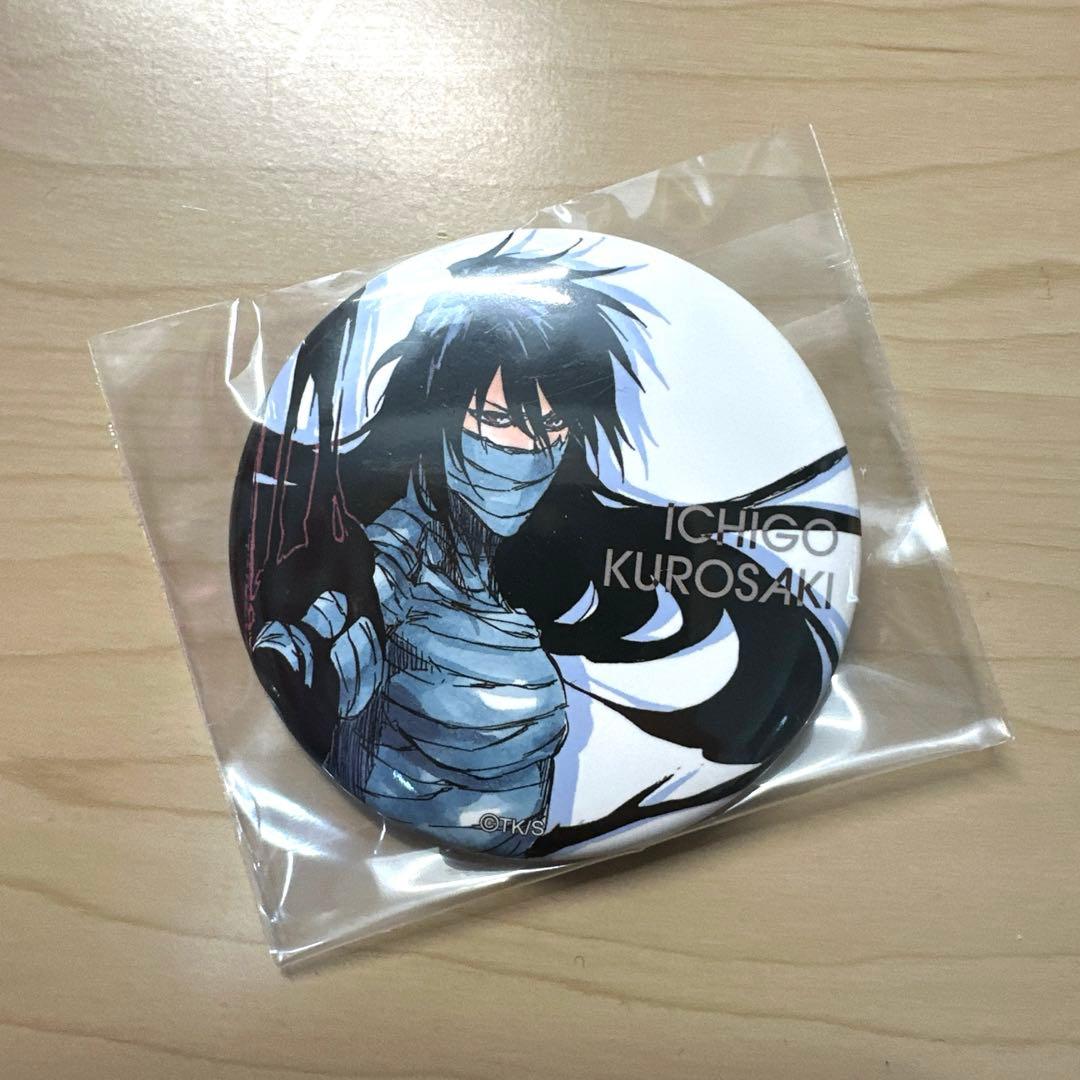 BLEACH 原画展　缶バッジ　黒崎一護　無月