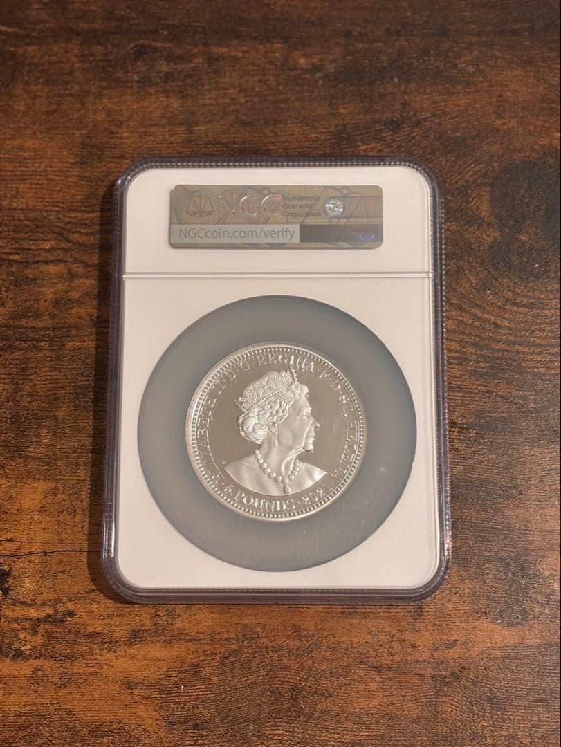 セントヘレナ5オンス銀貨