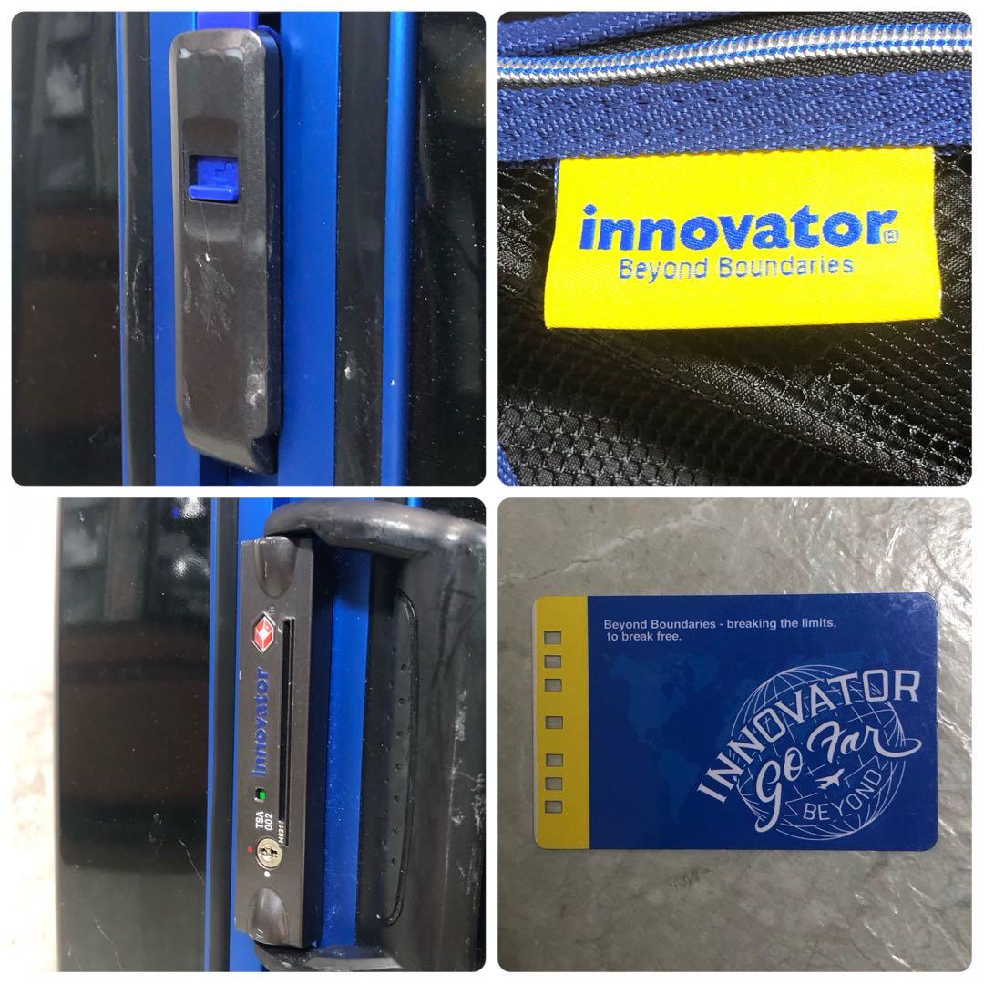 イノベーター　スーツケース　ブラック　国旗　1週間目安　TSAロック　大容量