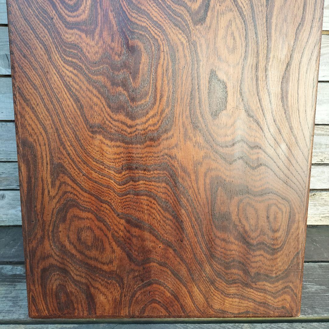 M♦アンティーク　欅　二月堂　折り畳みコーヒーテーブル　センターテーブル