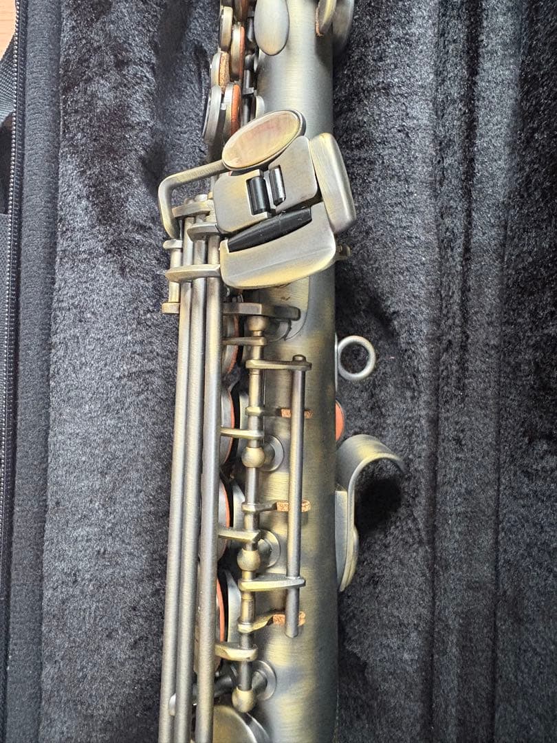 【送料込みなのでこちら価格で！】【美品】カドソン　ソプラノサックス　ケース付